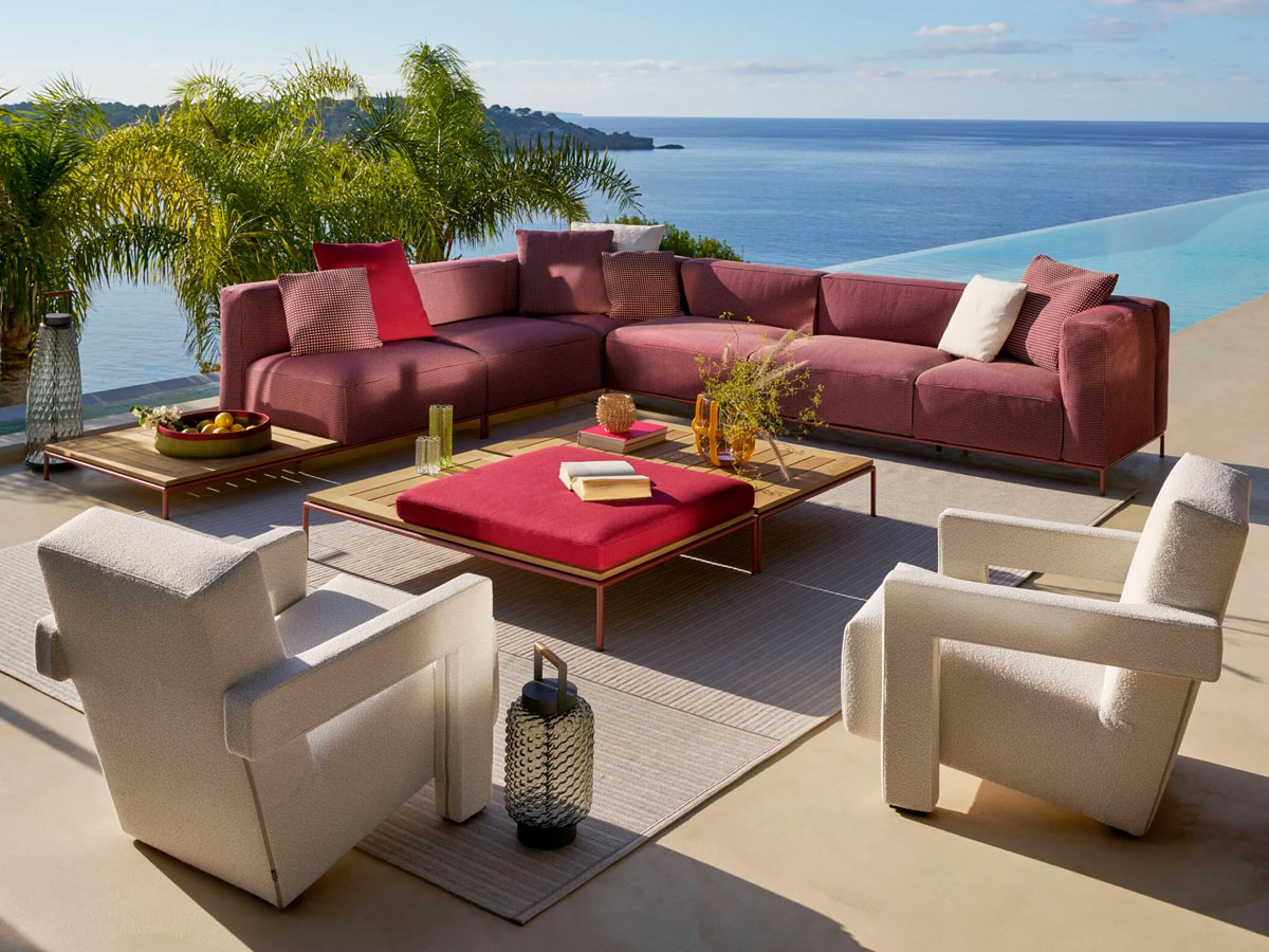 Cassina Mex Hi Outdoor Modular Sofa