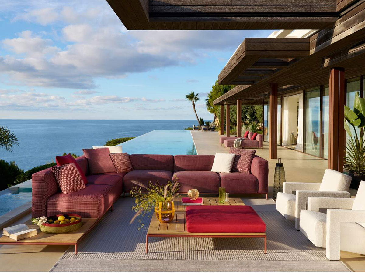 Cassina Mex Hi Outdoor Modular Sofa