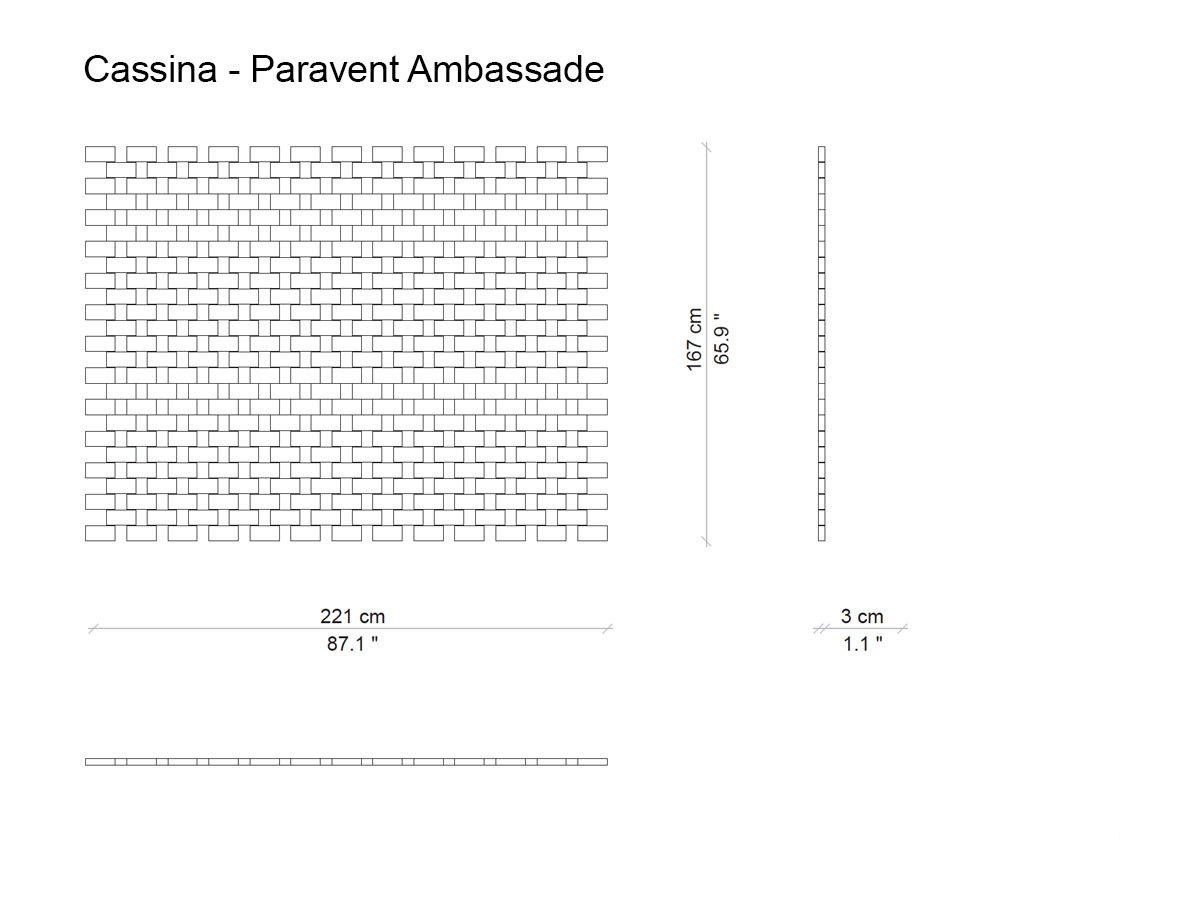 Cassina Paravent Ambassade Screen