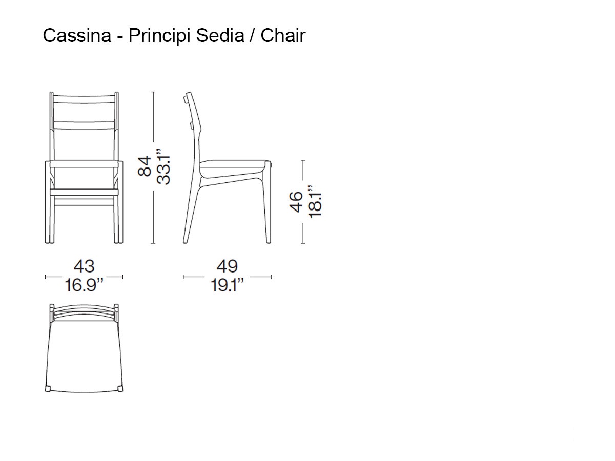 Cassina Principi Chair