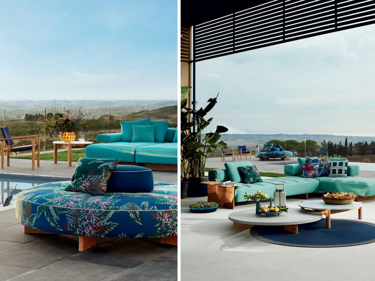 Cassina Sail Out 478 Outdoor Modular Sofa