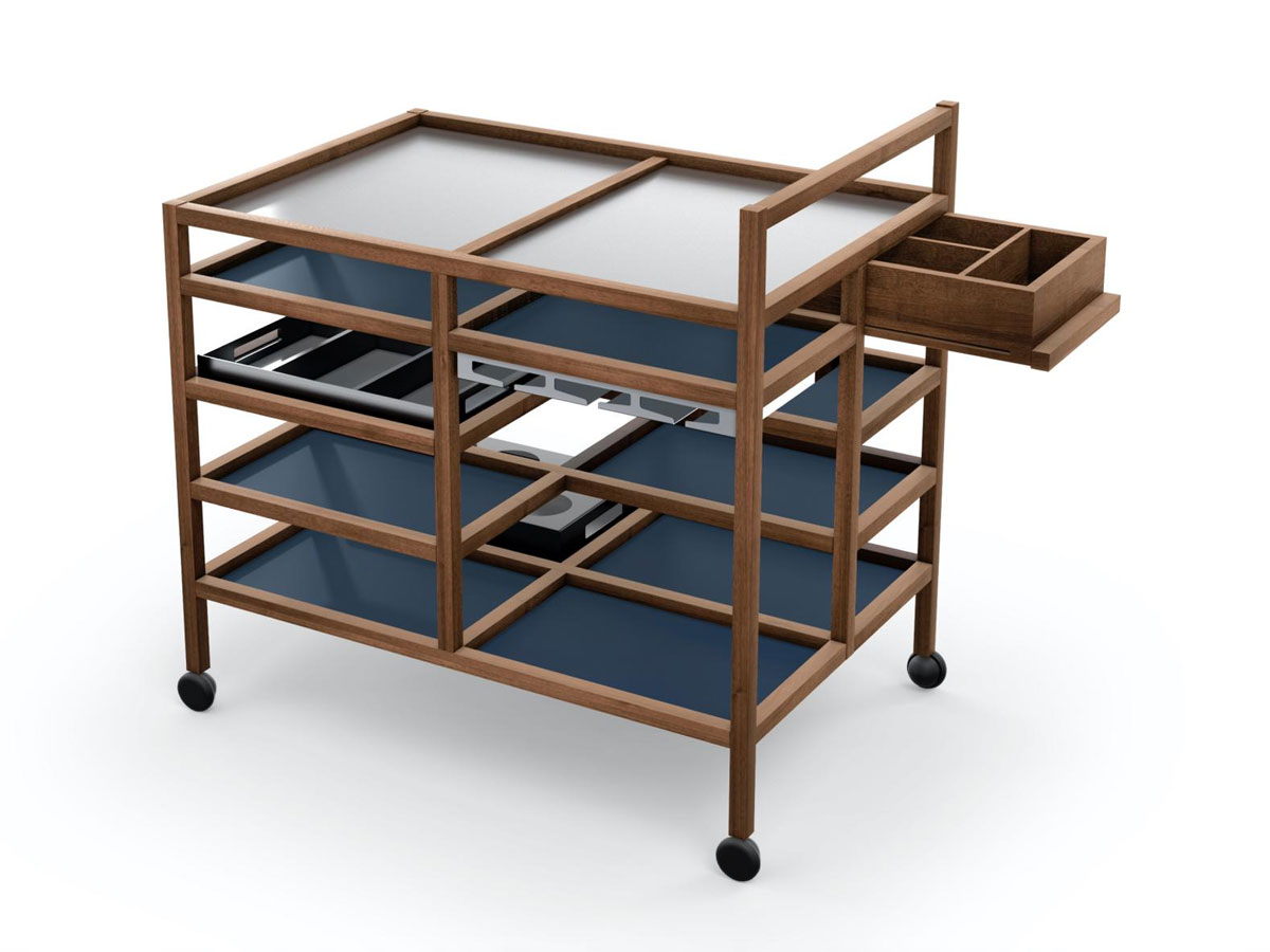 Cassina Serving Cart Bar Cart