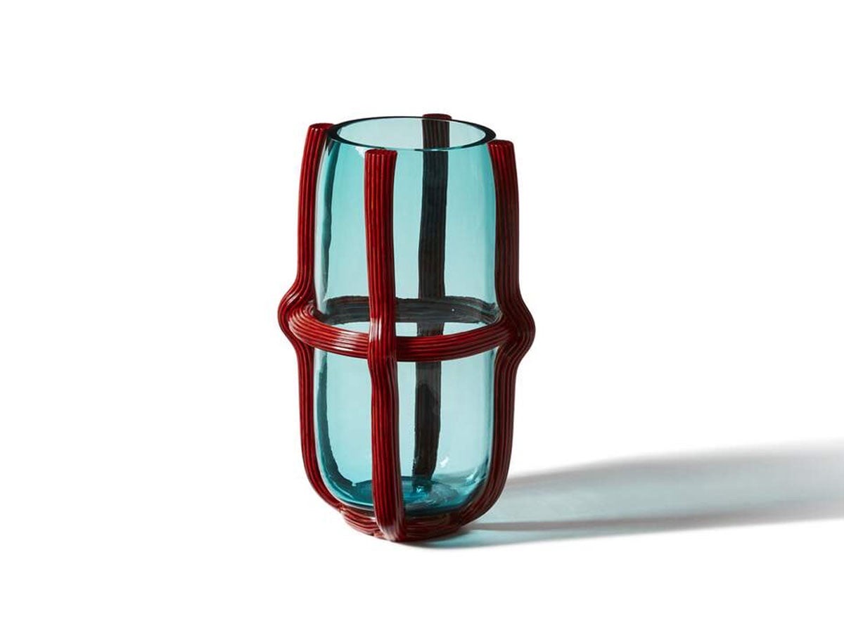 Cassina Sestiere Vase H 37 Cm Aqua Green
