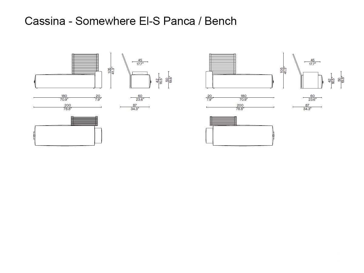 Cassina Somewhere El S Daybed