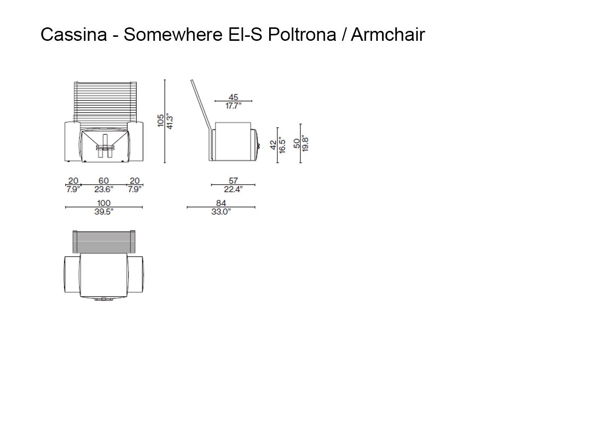 Cassina Somewhere El S Armchair