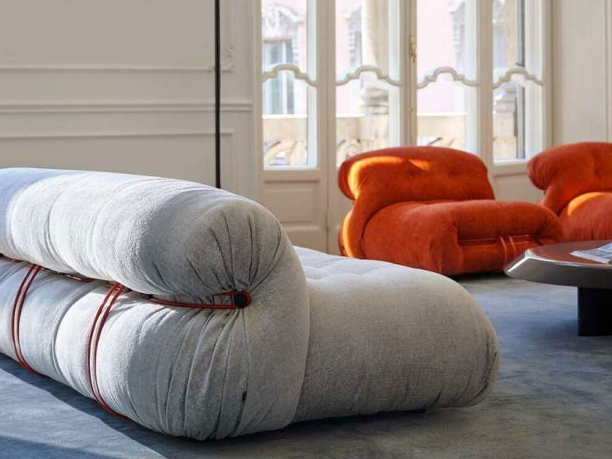 Cassina Soriana Two Seater Sofa