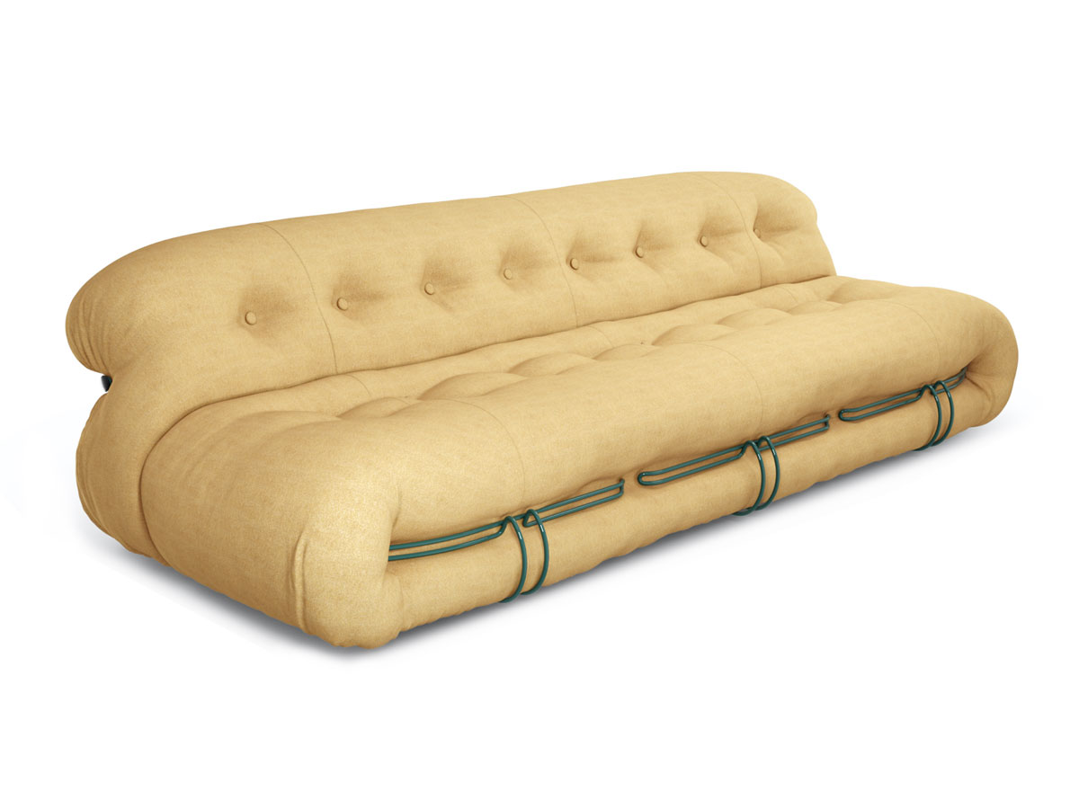 Cassina Soriana Three Seater Sofa