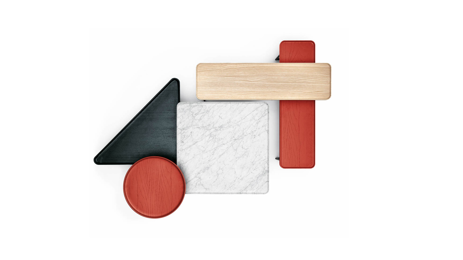 Cassina Torei 381 Coffee Table Collection