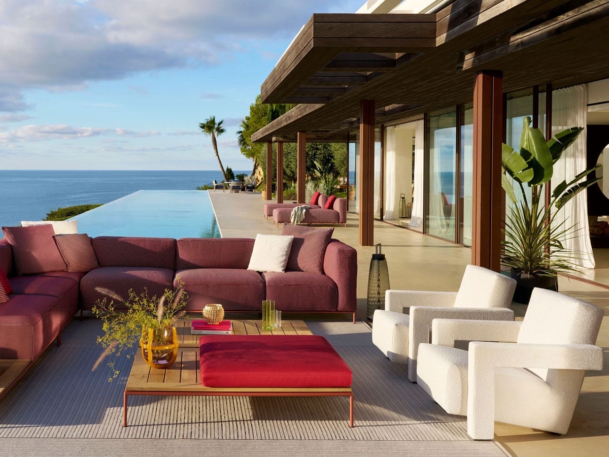 Cassina Utrecht Xl Outdoor Armchair Futura Bianco