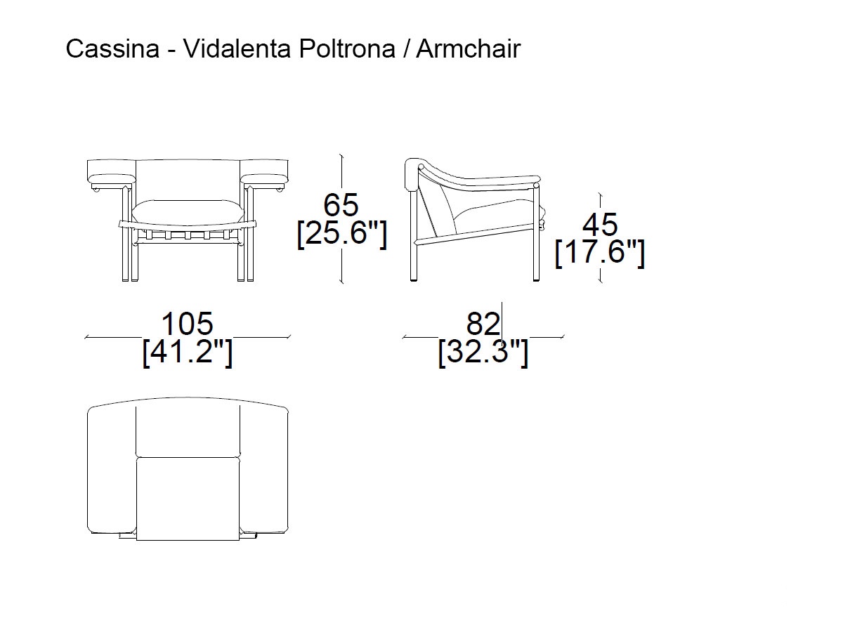 Cassina Vidalenta Armchair Outdoor