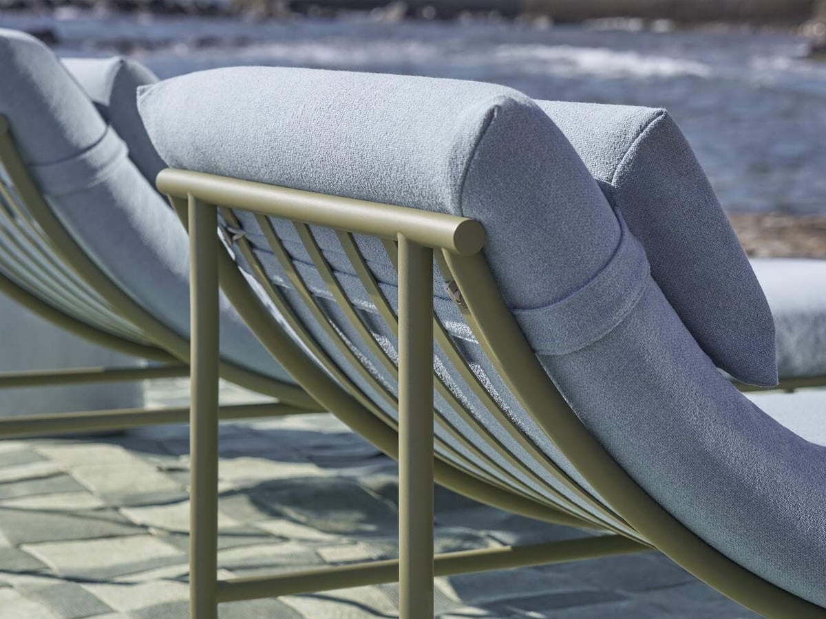 Cassina Vidalenta Sunbed Moss Linosa Cielo