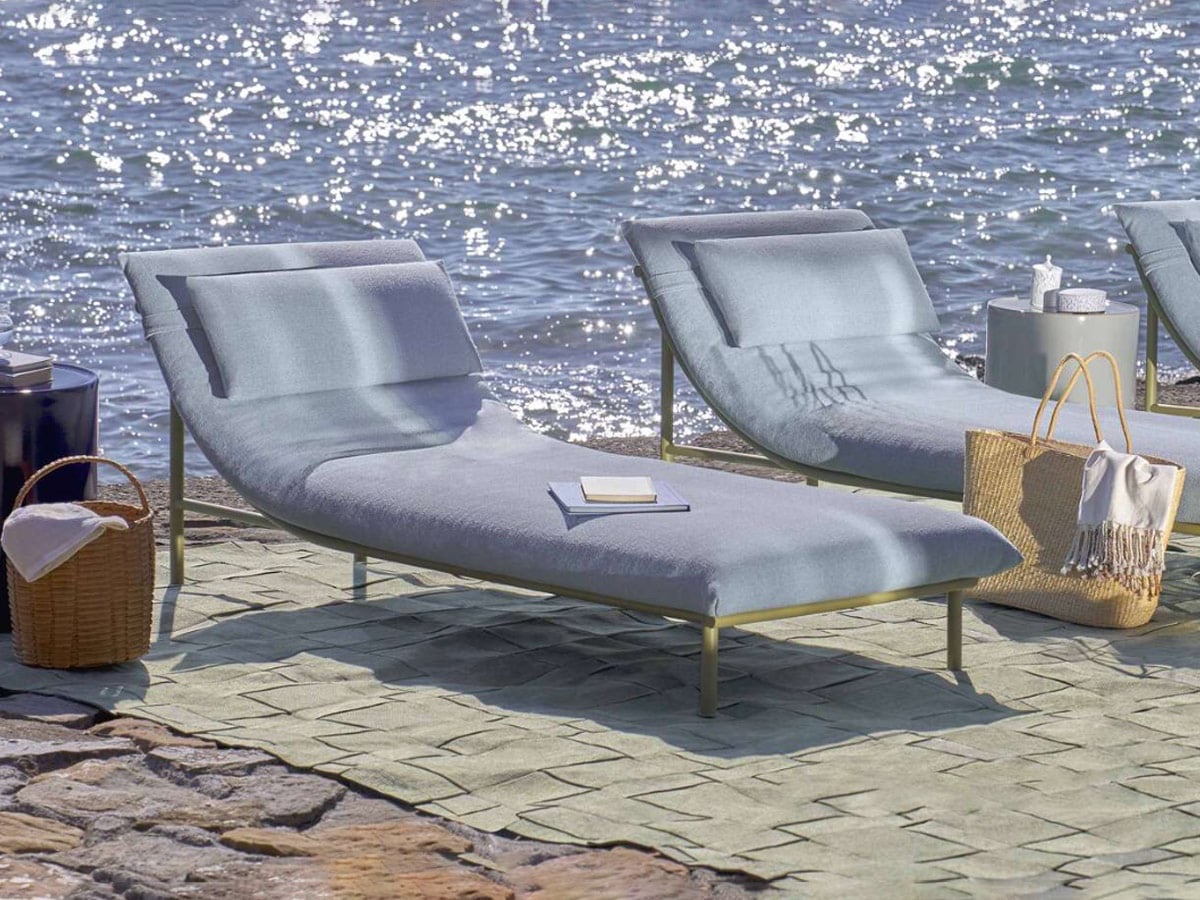 Cassina Vidalenta Sunbed Moss Linosa Cielo