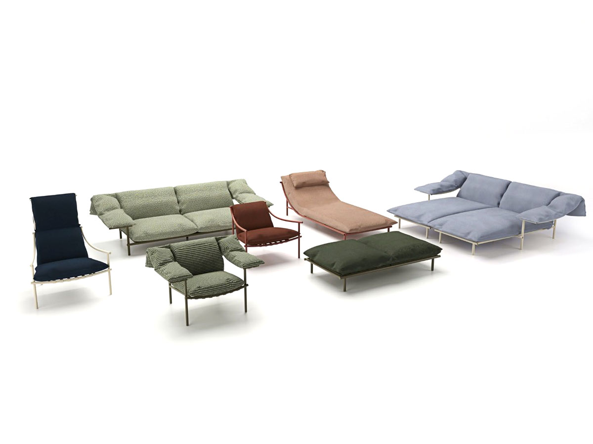 Cassina Vidalenta Lounge Chair Outdoor High Backrest