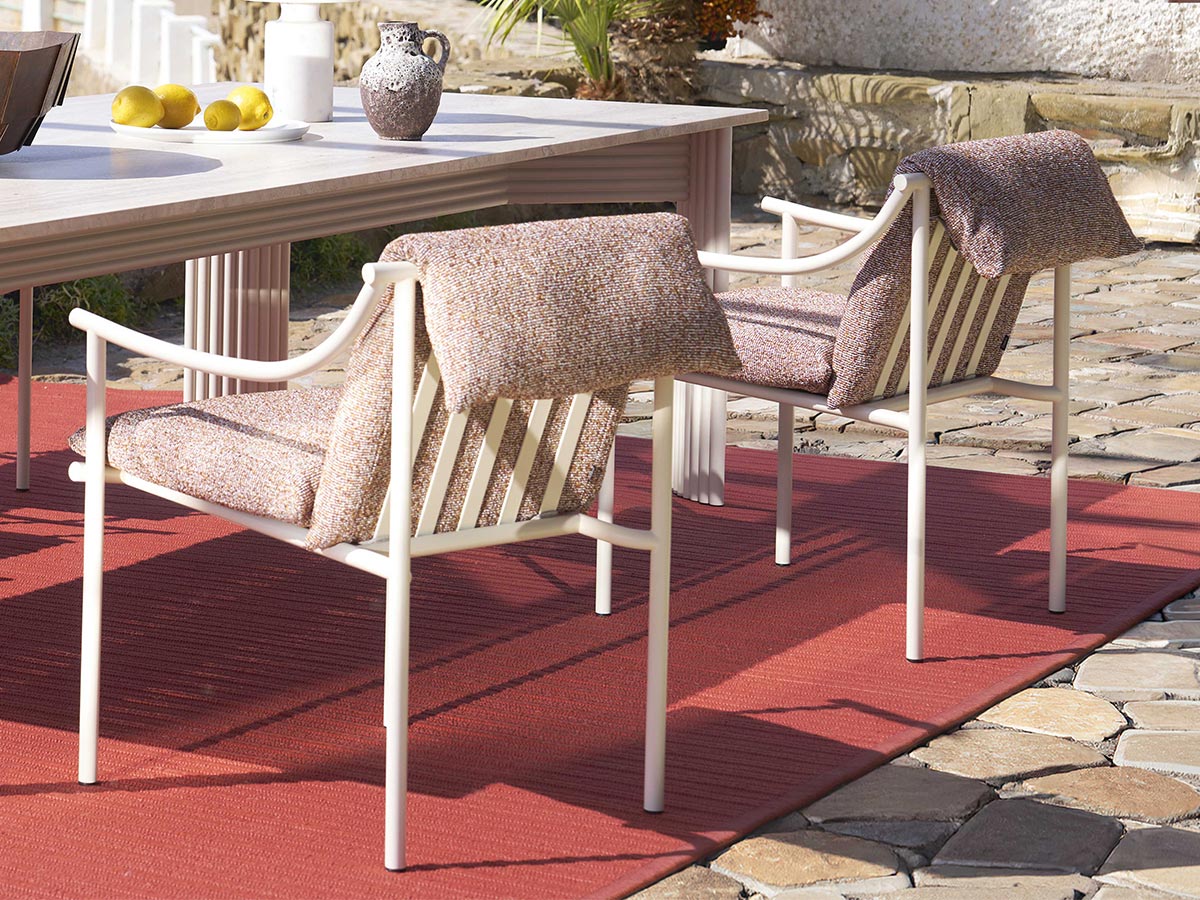 Cassina Vidalenta Outdoor Chair Panna Lerici Terracotta