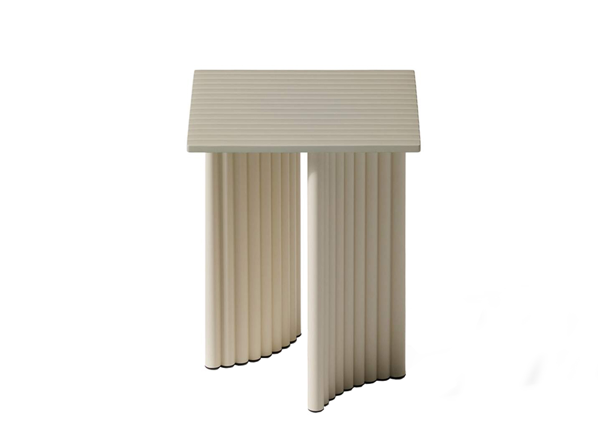 Cassina Vidalenta Outdoor Side Table Cream Glass Cream