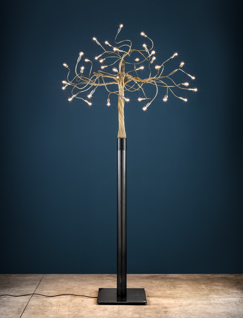 Catellani Smith Albero Della Luce Floor Lamp Brass