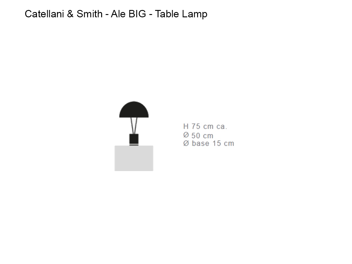 Catellani Smith Ale Big Table Lamp