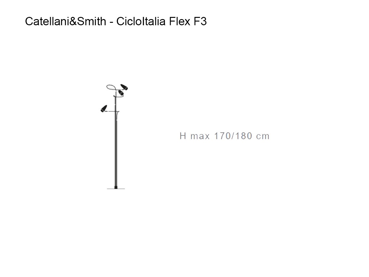 Catellani Smith Cicloitalia Flex F3 Floor Lamp
