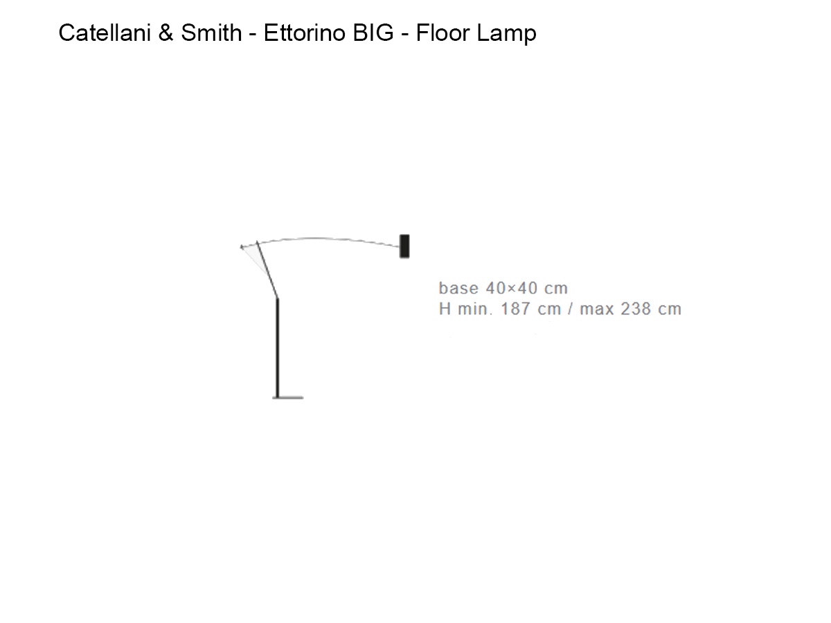 Catellani Smith Ettorino Big Floor Lamp