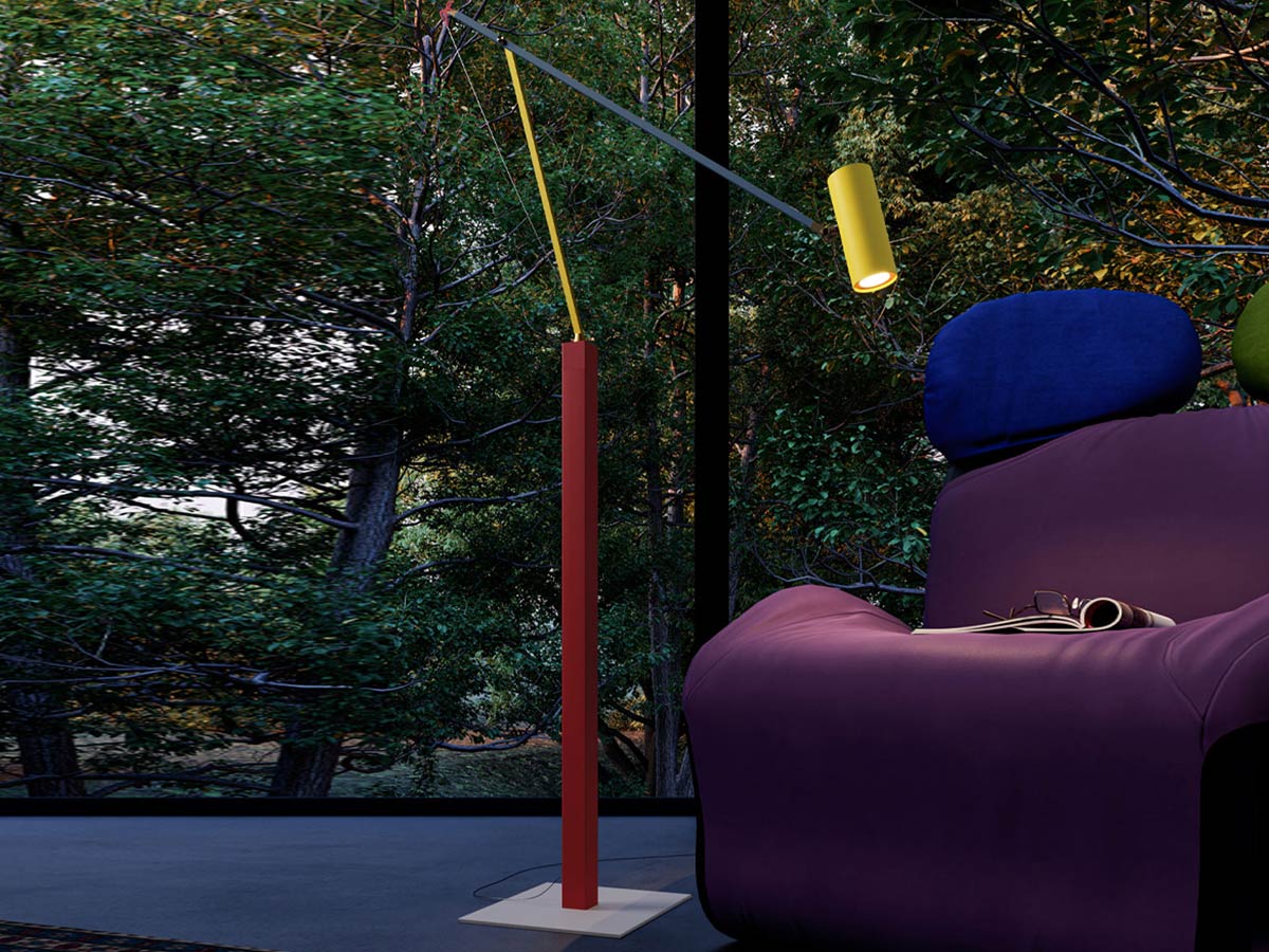Catellani Smith Ettorino F Floor Lamp Colourful