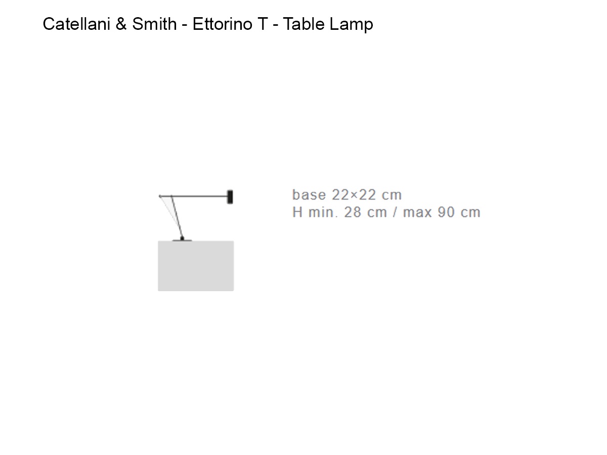 Catellani Smith Ettorino T Table Lamp