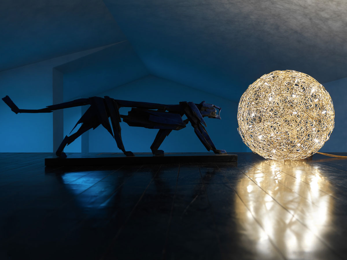Catellani Smith Fil De Fer F Floor Lamp O70