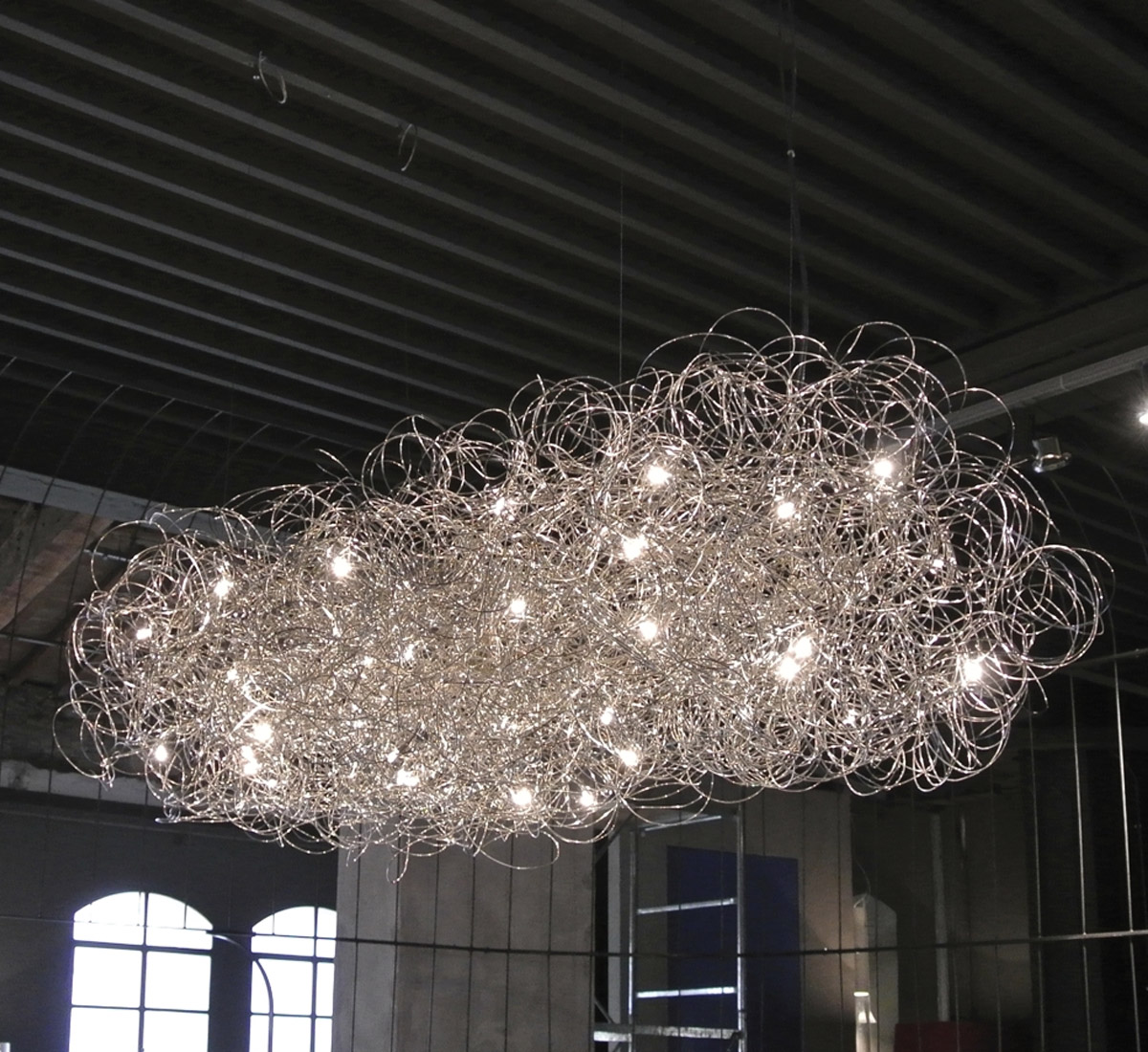Catellani Smith Fil De Fer Nuvola Suspension Lamp