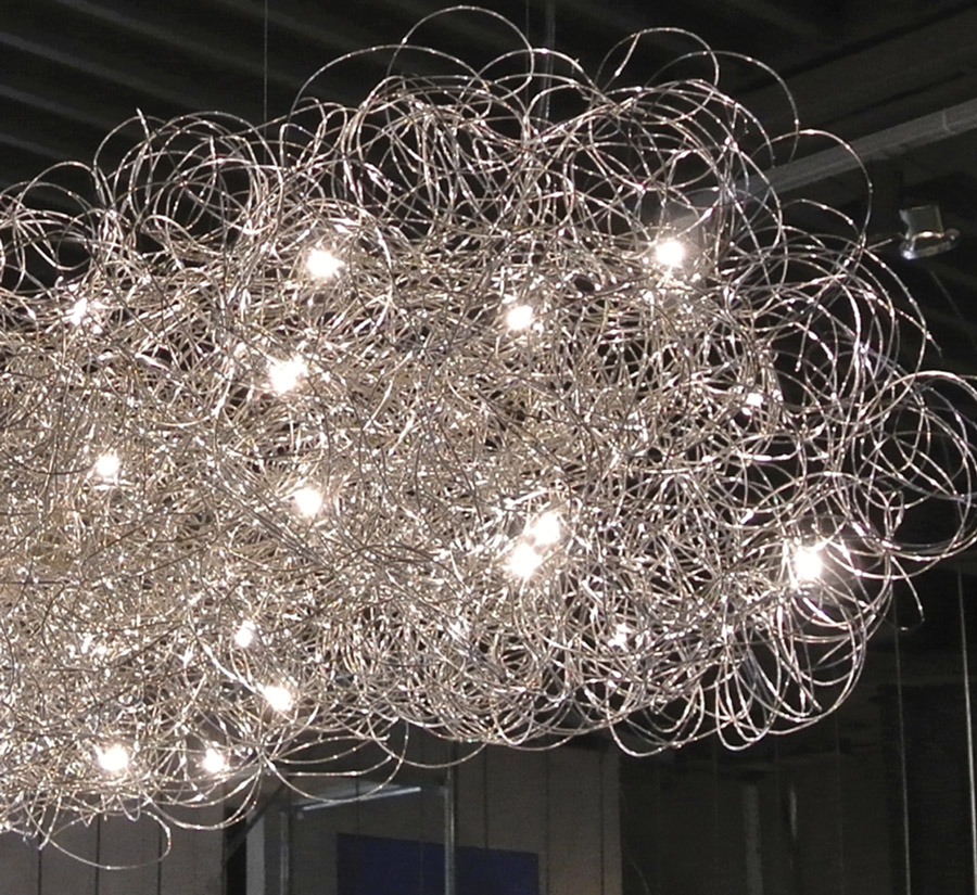 Catellani Smith Fil De Fer Nuvola Suspension Lamp