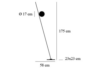 Catellani Smith Lederam F1 Floor Lamp