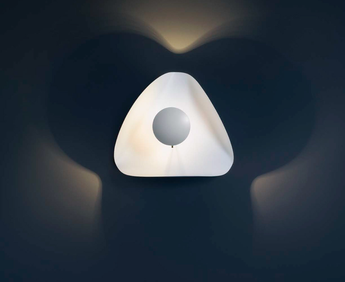 Catellani Smith Lederam Manta Cw S1 Wall Ceiling Lamp