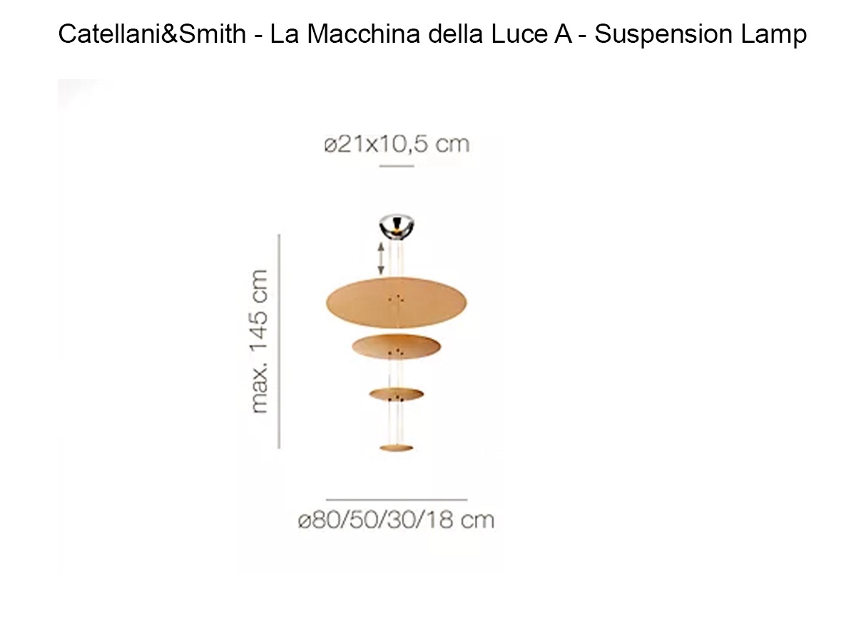 Catellani Smith Macchina Della Luce A Suspension Lamp