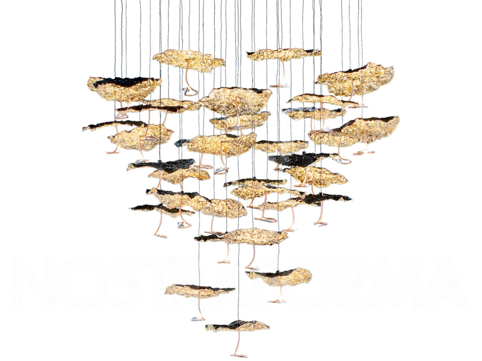 Подвесной светильник Catellani & Smith Gold Moon Chandelier
