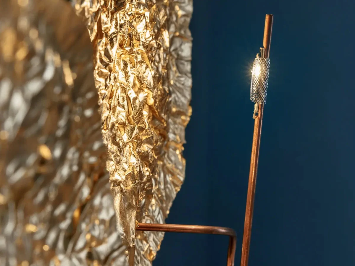 Catellani Smith Gold Moon Wall Lamp