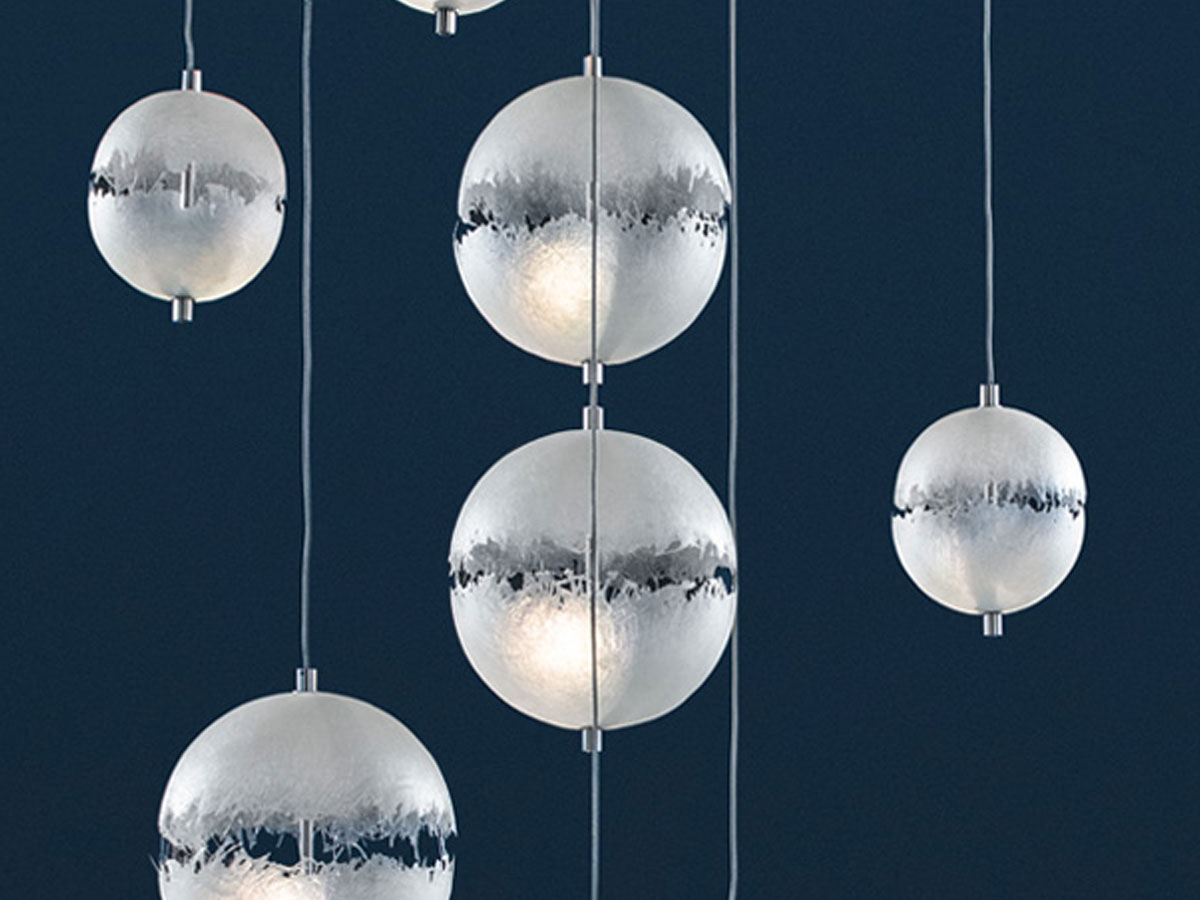 Catellani Smith Postkrisi Round Base O 40 Cm Chandelier