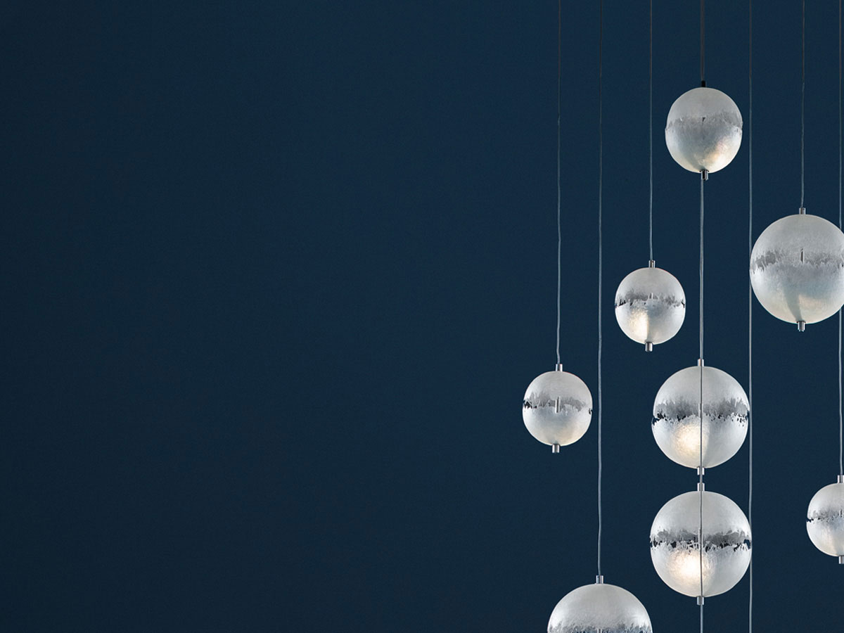Catellani Smith Postkrisi Round Base O 40 Cm Chandelier