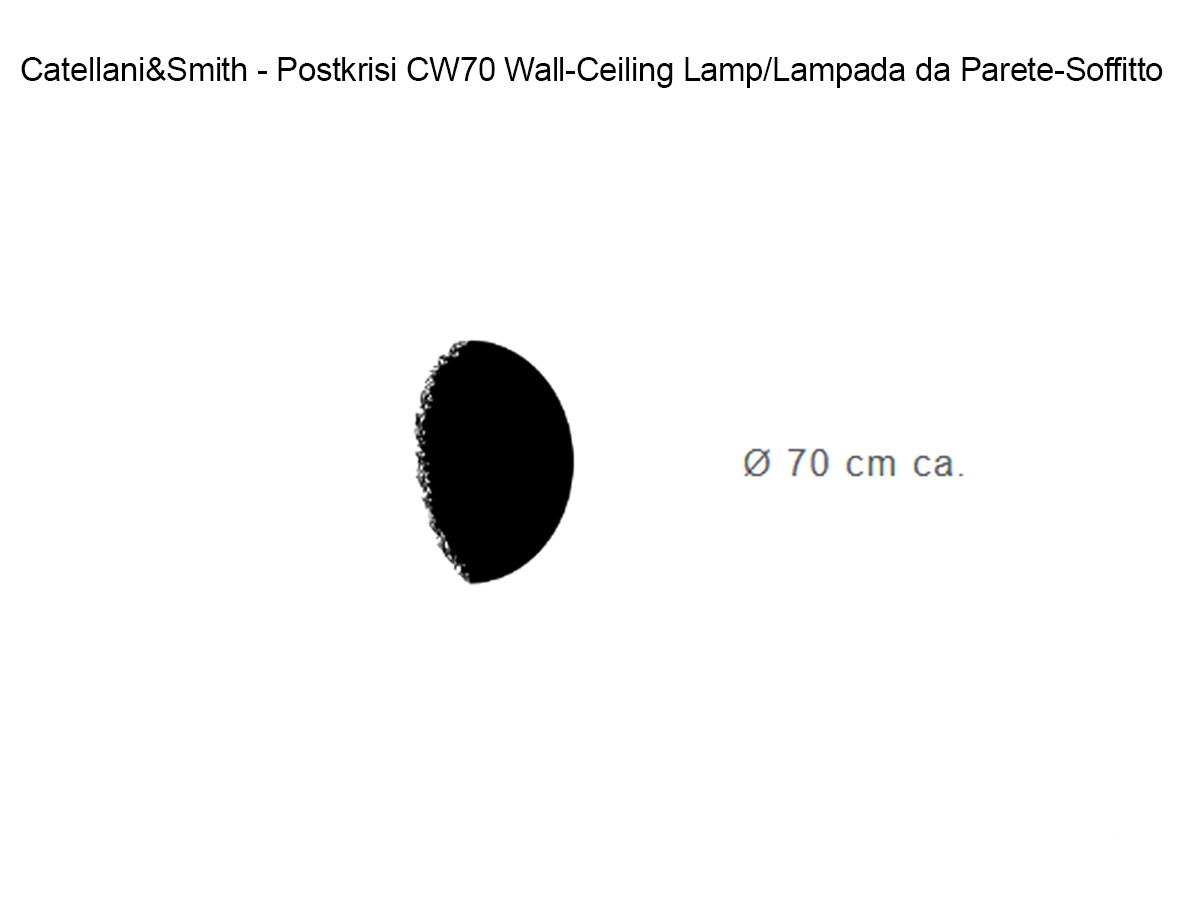 Catellani Smith Postkrisi Wall Ceiling Lamp Cw70