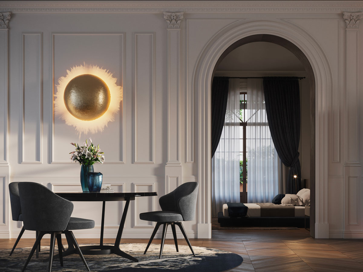 Catellani Smith Postkrisi Wall Ceiling Lamp Cw70