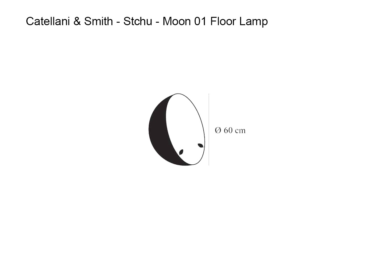 Catellani Smith Stchu Moon 01 Floor Lamp