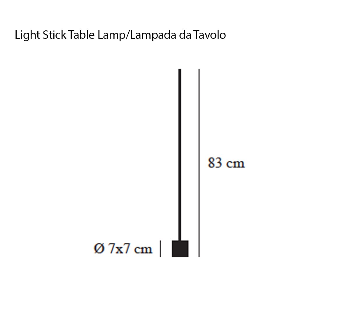Catellani Smith Light Stick Table Lamp