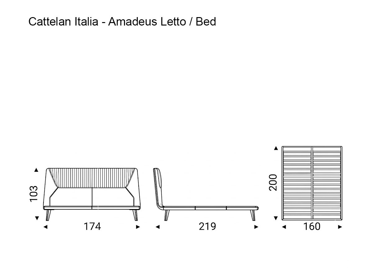 Cattelan Italia Amadeus Bed
