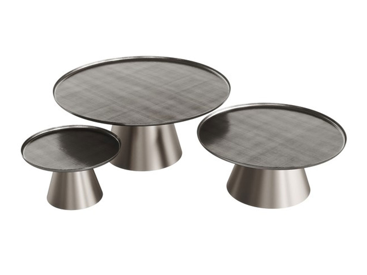 Cattelan Italia Amerigo Coffee Table O 118x38 Brushed Grey