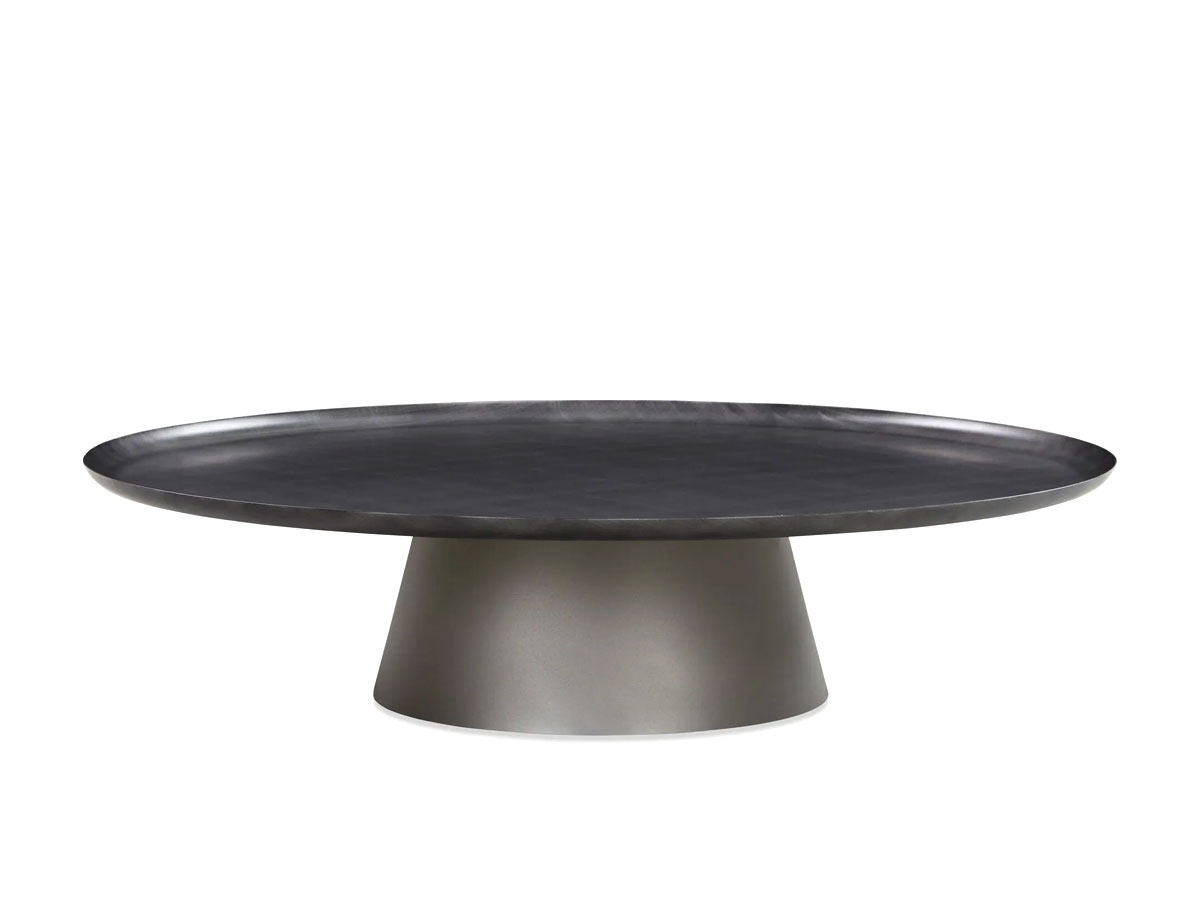 Cattelan Italia Amerigo Coffee Table O 118x38 Brushed Grey
