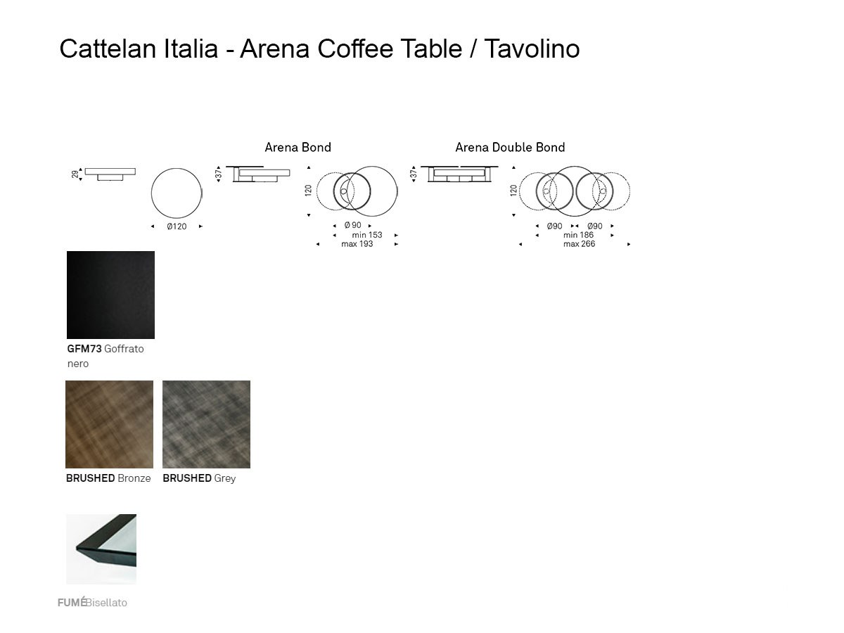 Cattelan Italia Arena Coffee Tables