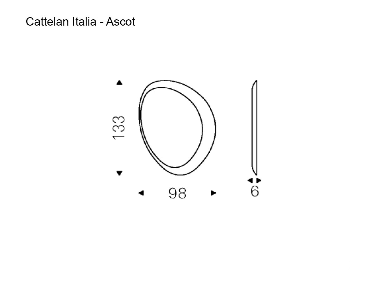 Cattelan Italia Ascot Mirror