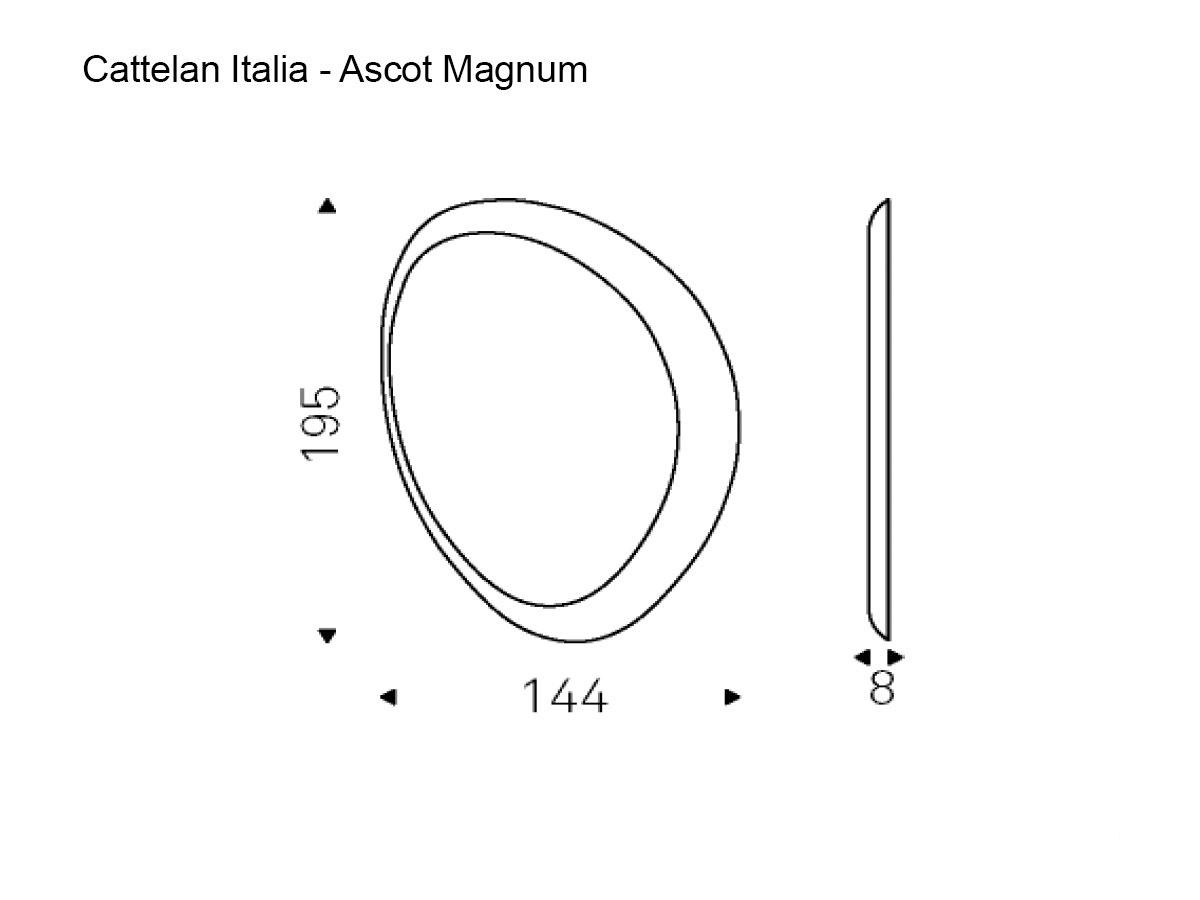 Cattelan Italia Ascot Magnum Mirror