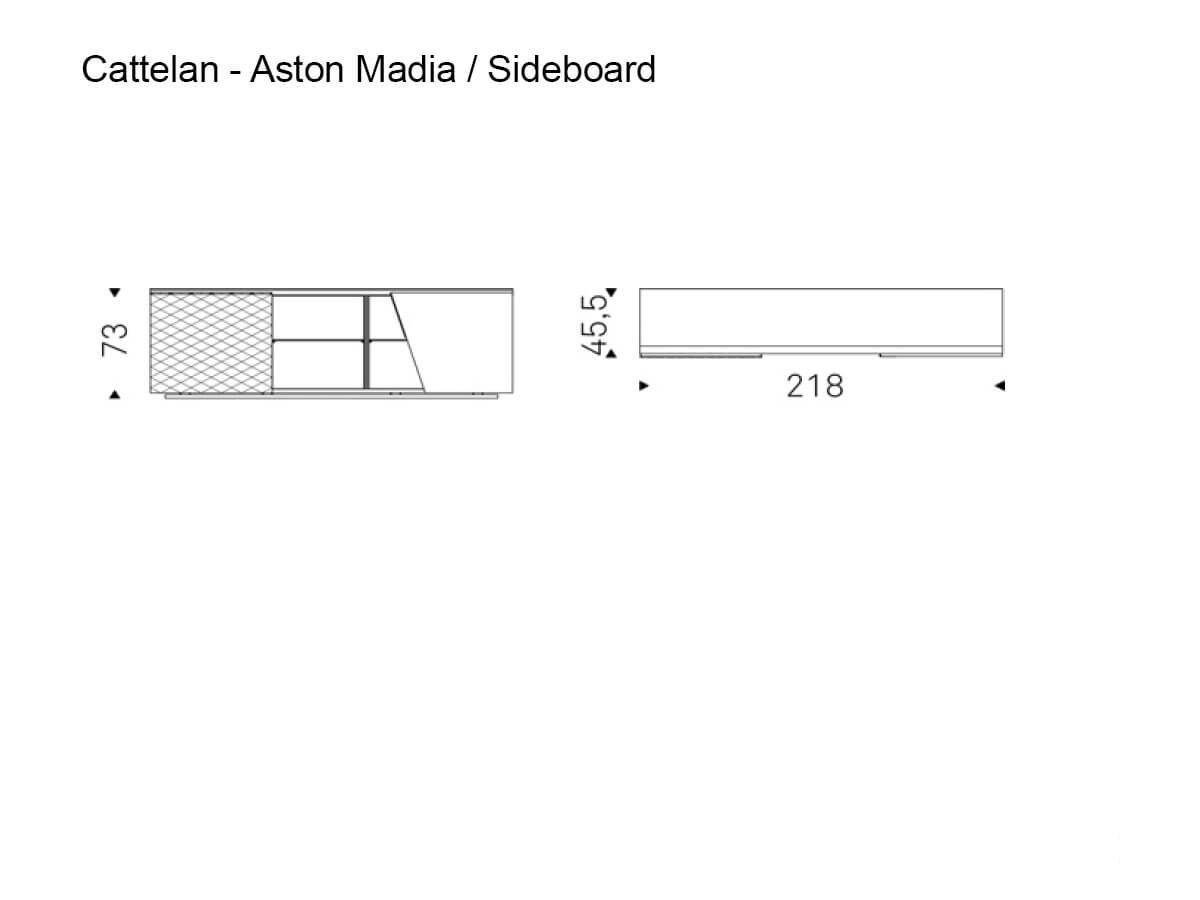 Cattelan Italia Aston Sideboard