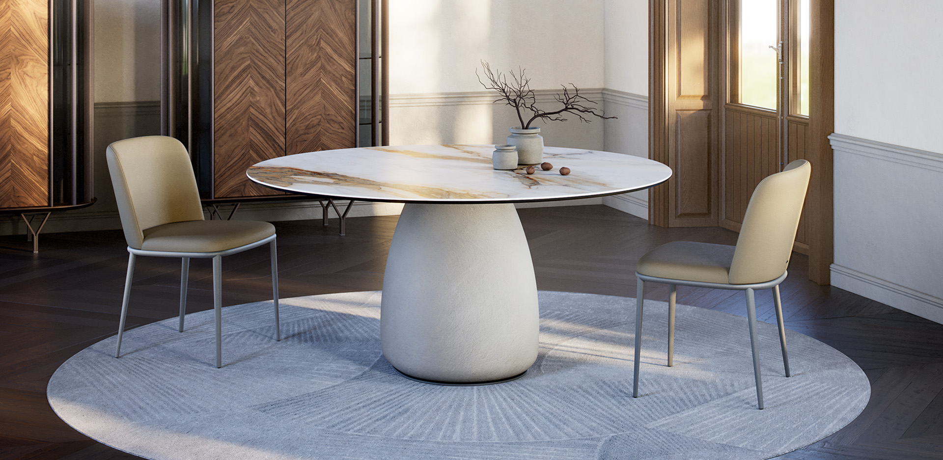 Cattelan Italia Botero Round Table Keramik