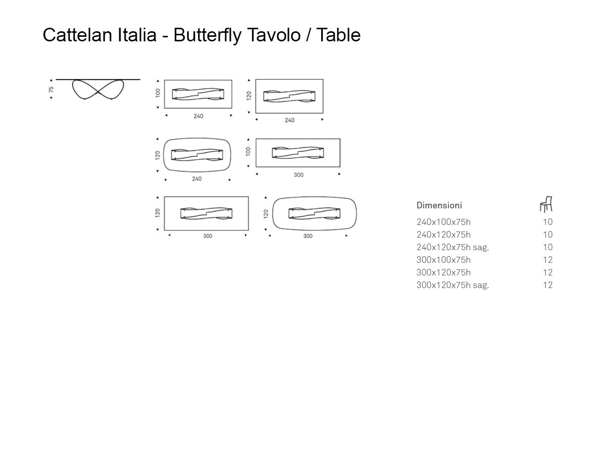 Cattelan Italia Butterfly Table