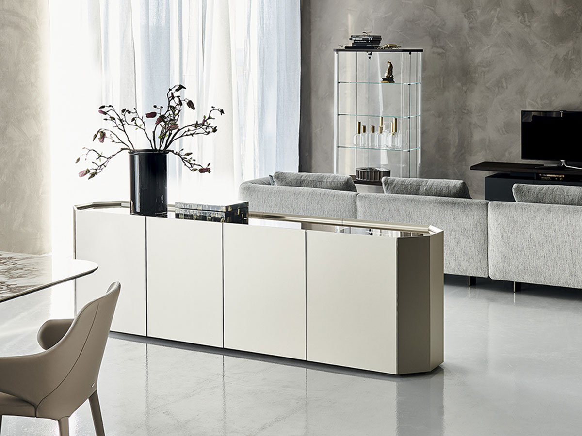 Cattelan Italia Chelsea Sideboard Titanium Bronze Mirrored