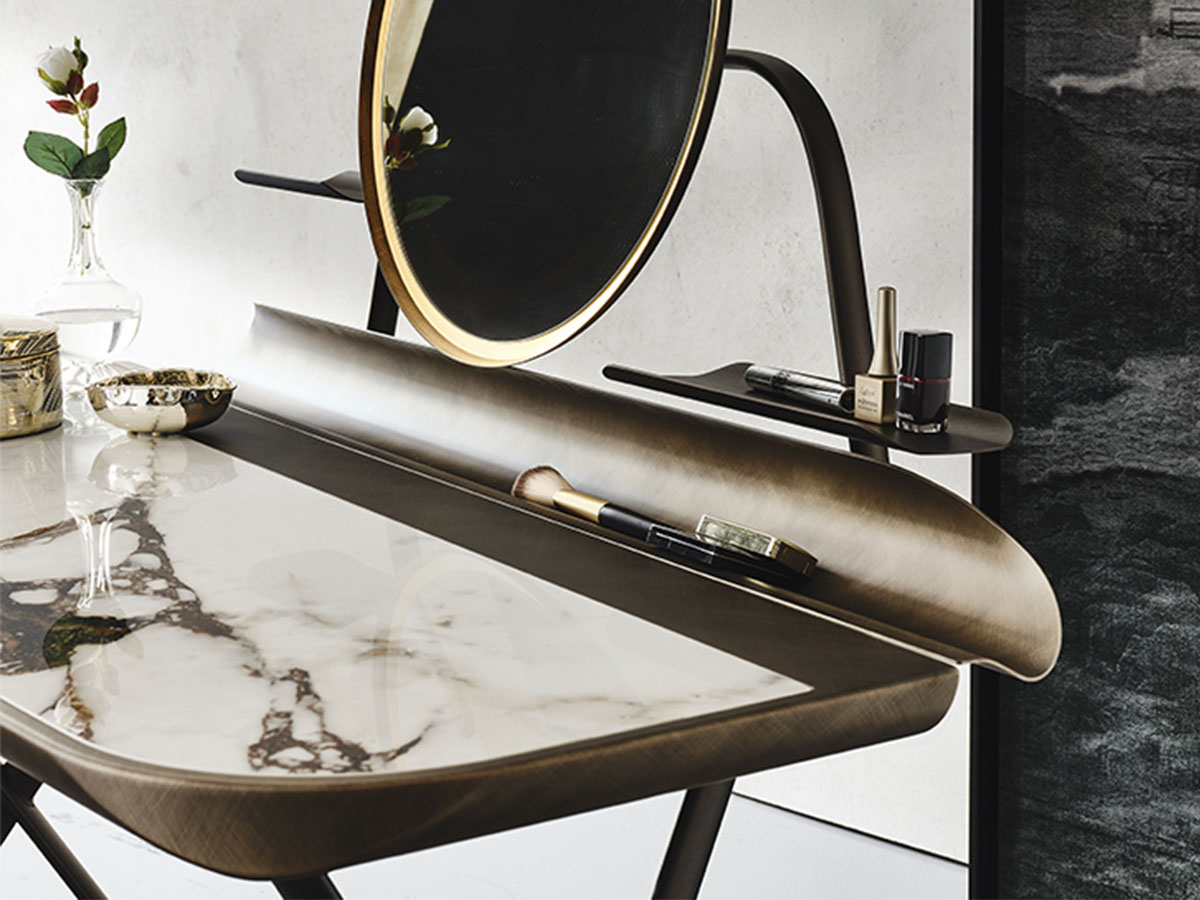 Cattelan Italia Cocoon Trousse Keramik Dressing Desk